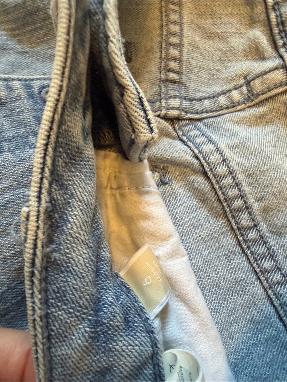 High-Rise Light Blue Flared Women’s Jeans - Picture 3 of 4